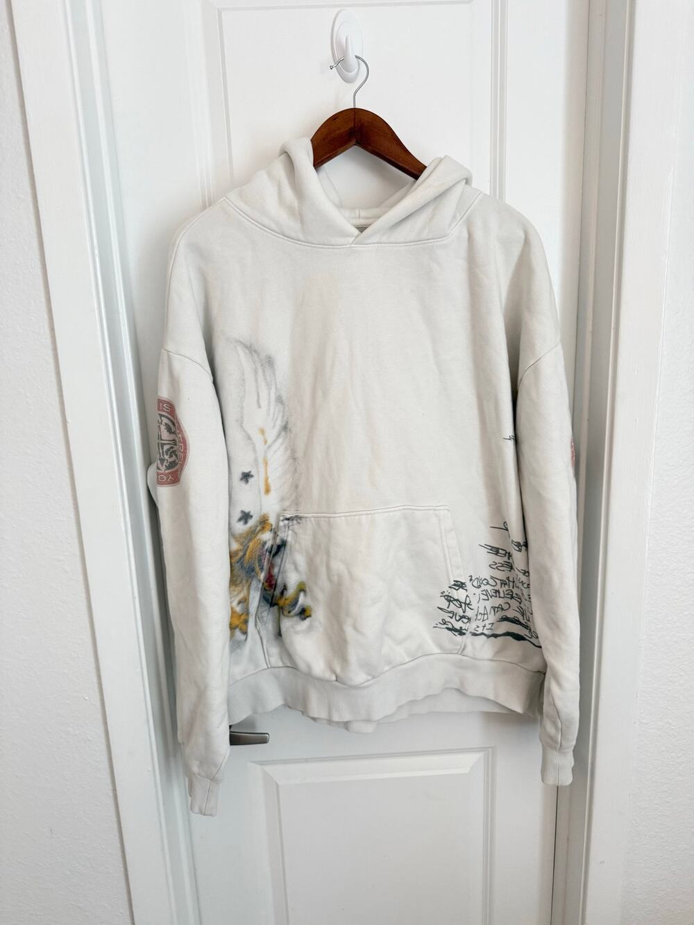 Travis Scott Utopia Circus Tour 23' XXL Hoodie Cream
